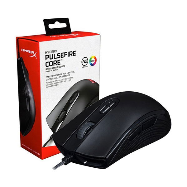 hyperx mouse pulsfire core black hx-mc004b