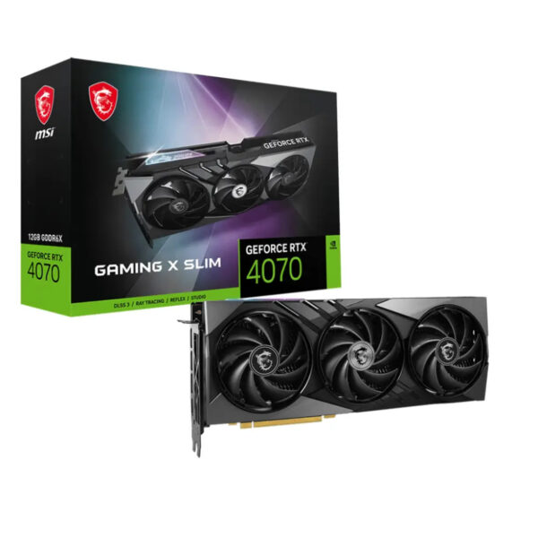 MSI GEFORCE VGA RTX 4070 GAMING X SLIM 12G