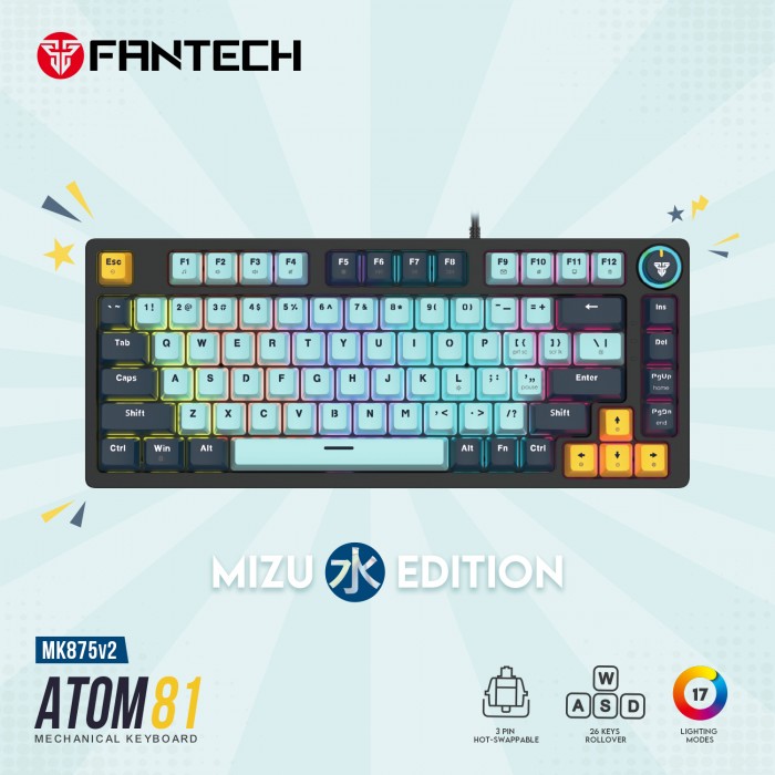 FANTECH MK875V2 ATOM 81 RGB MECHANICAL