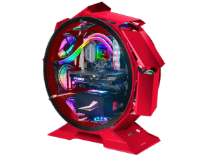 Mars Gaming Mcorb Premium Custom red Micro Atx Case